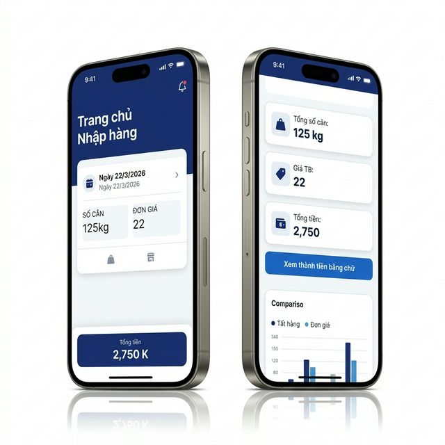 Chicken Money iPhone app screenshots showing purchase logging and monthly statistics
